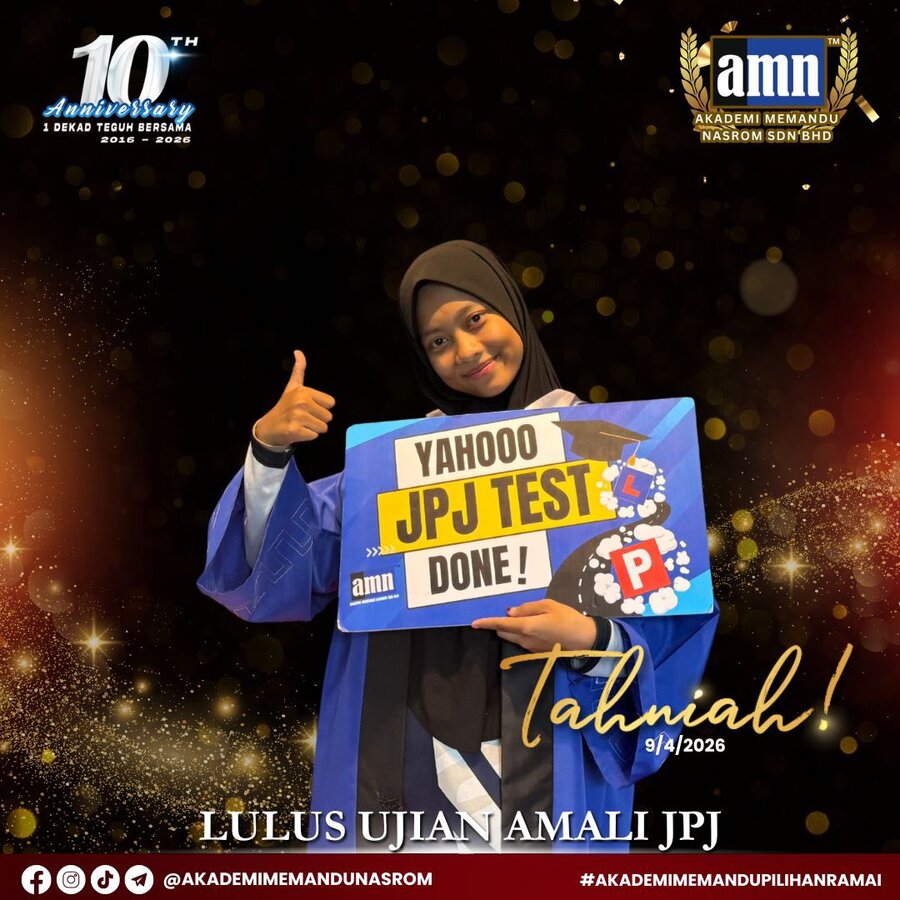 Lulus Ujian Amali JPJ 3