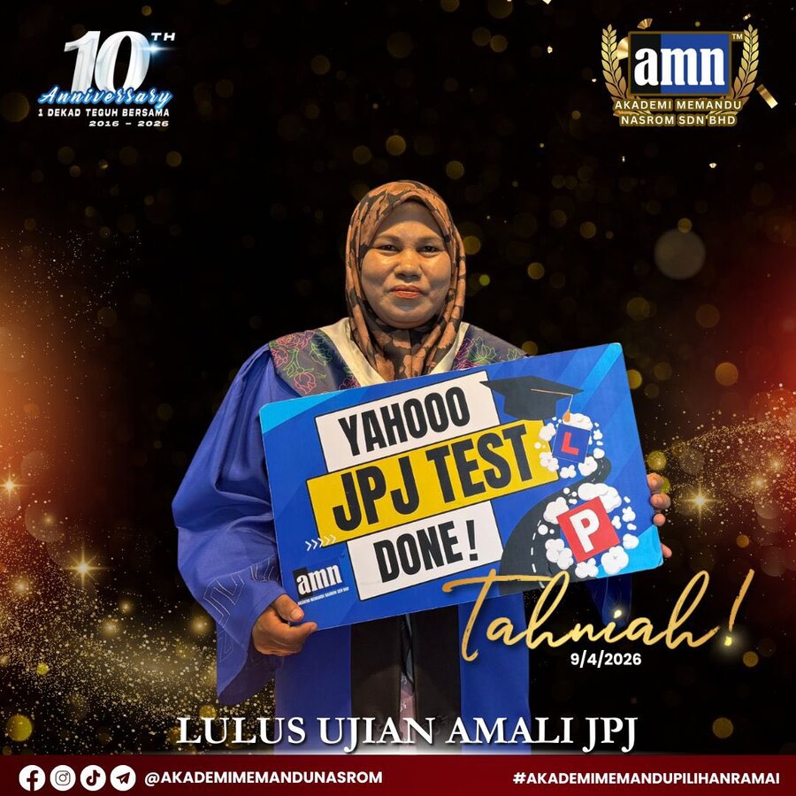 Lulus Ujian Amali JPJ 6