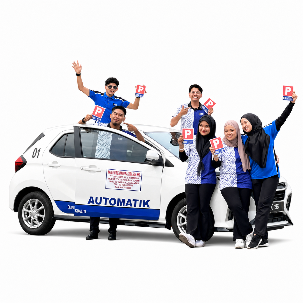Pelajar Sukses Akademi Memandu Nasrom