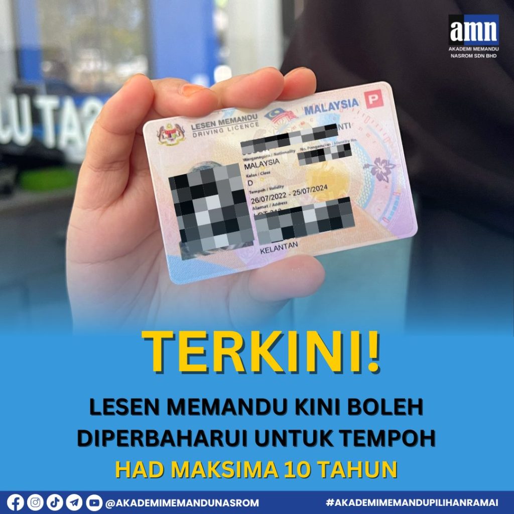 TERKINI! LESEN MEMANDU KINI BOLEH DIPERBAHARUI UNTUK TEMPOH 10 TAHUN – ANTHONY LOKE